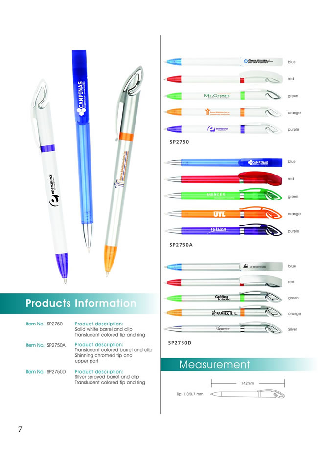 Maxmore Trading Co., Ltd. Plastic Pen series